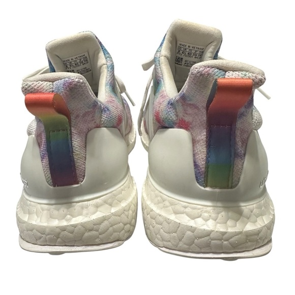 Adidas Ultra Boost 4.0 DNA Tie Dye Women's 8 Rainbow Multicolor Running Shoes - Picture 6 of 9